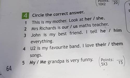4. Circle the correct answer​
