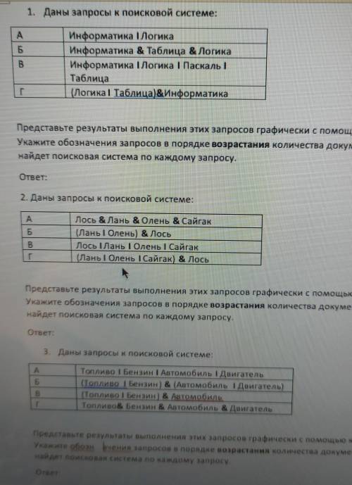 сделать с кругов Эйлера!много ! короче как по заданию!