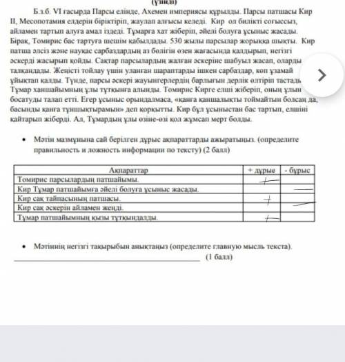 нужно написат. главную мысль текста!