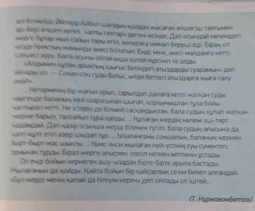 Выбрать 15 существительных из текста Он төрт жасар жігіт (үзінді) 