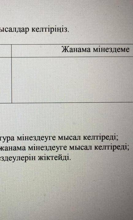 Тура мінездеу жанама мінездеу енлік кебек