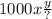 1000x \frac{y}{?}