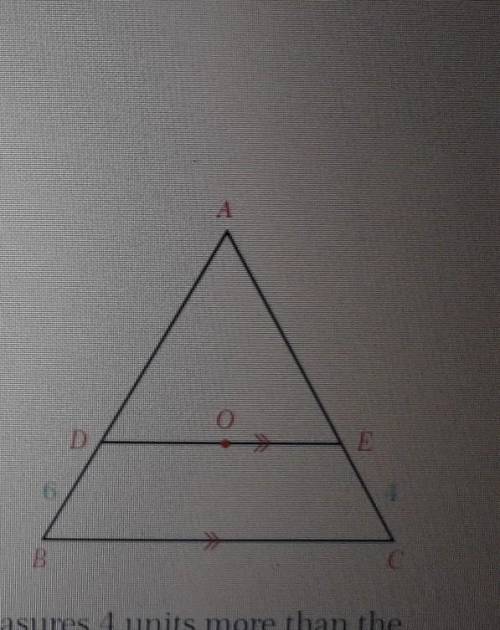 АБС наоборот.Если BD=6 и EC=4,найдите DE