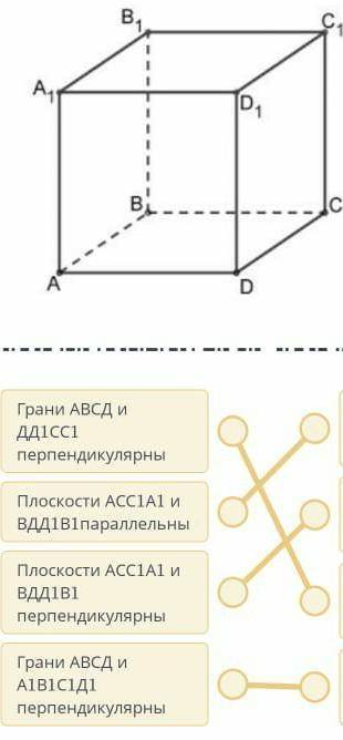 в кубе АБСДА1Б1С1Д1,выберите верные утверждения