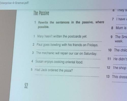 Passive voice, help meee~