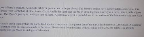 1. What is an object that goes around a larger object?​