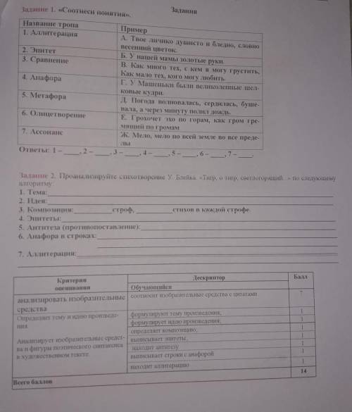 Стихотворение Тигр О Тигр светлогорящий Найти Алитерацию Второй Номер