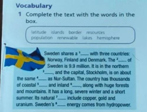 Complete the text with the words in the box
