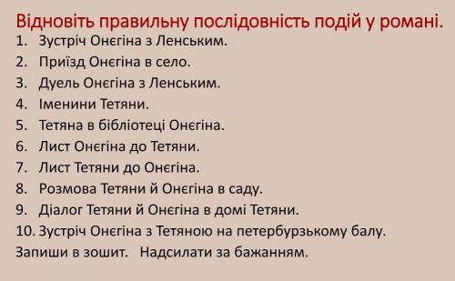 до ть встановити відповідність з твору О.С.Пушкина 