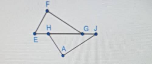 Докажите что треугольник EFG = треугольнику HAJ, если известно, что EH = GJ, FG = JA, угол FGH = уго