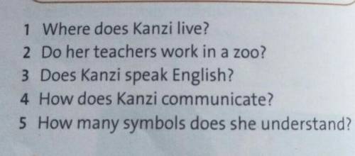 With symbols Yes, she does. In the USA. No, they don't. 200 With the alphabet.150 No, she doesn't. Y