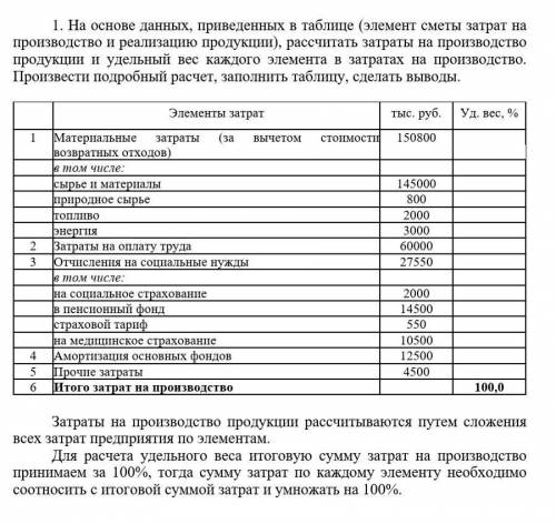 ЗАТРАТЫ ПРЕДПРИЯТИЯ И СЕБЕСТОИМОСТЬ ПРОДУКЦИИ.