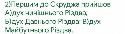 Який перший дух завітав до Скруджа​