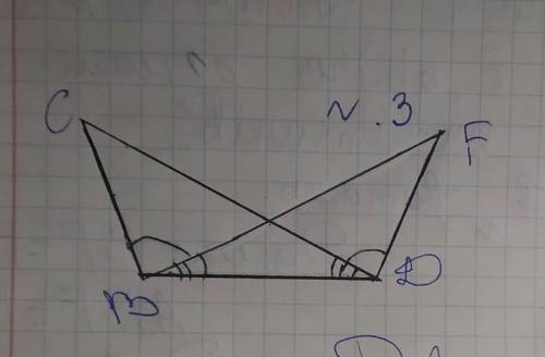 геометриядовестичто кут C=кут F​