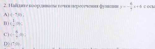 Там на фото в концес осью Абсцисс