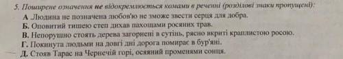 Поширене означення не відокремлюється ​