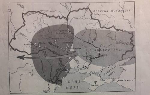 5. Складіть легенду до зображеної історичної карти.