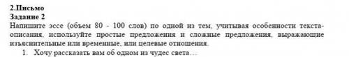 Напишите эссе по русскому 