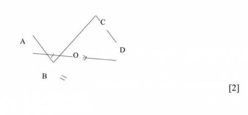 На рисунке AO=OD, BO=OC,докажите что AOB=COD