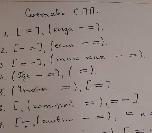 Составить предложения по схеме​