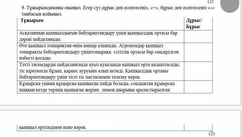 Соч жаратылыстану 9 задание 
