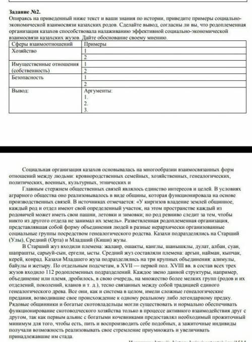 нужна с историей Казахстана 