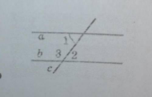 На рисунку прямі a і b паралельні , c січна, кут 1=45°. Знайдіть градусну міру кута 2.
