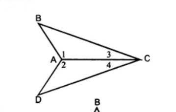 Дано: угол1=углу2, угол3=углу4 доказать: AB=AD