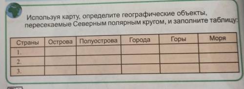 ВЫПОЛНИТЬ ЭТО ЗАДАНИЕ ПО ГЕОГРАФИИ