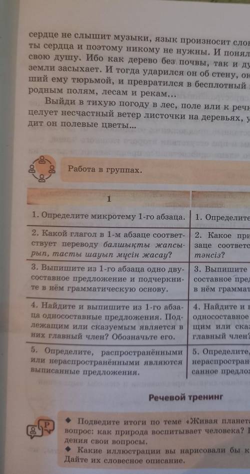 Робота в группах қалай орындайды 