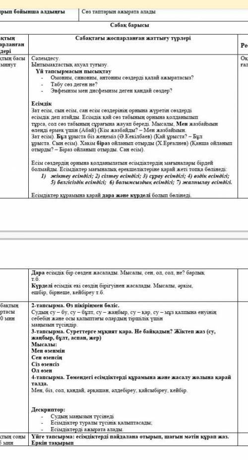 Қазақ тілі 3тоқсан су тіршілік көзі