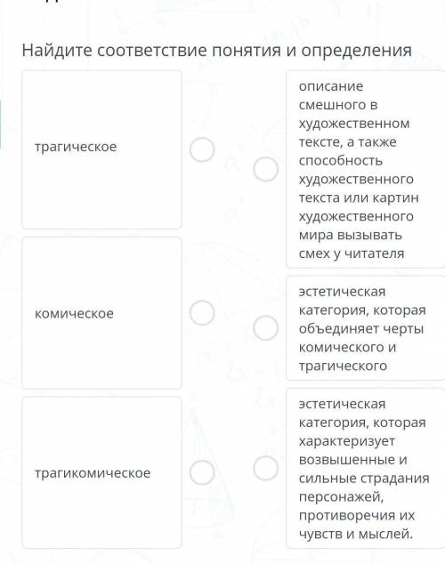 Найди соответствие понятия и определения​