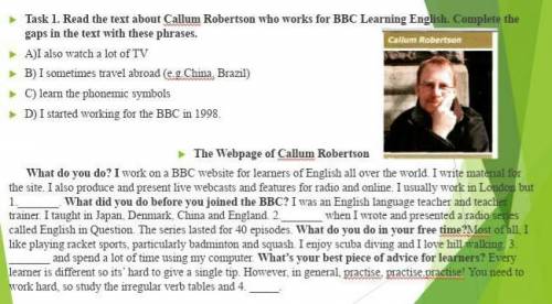 Do you think he has an interesting job/life? Why?/Why not? Listen to the other answers and one with