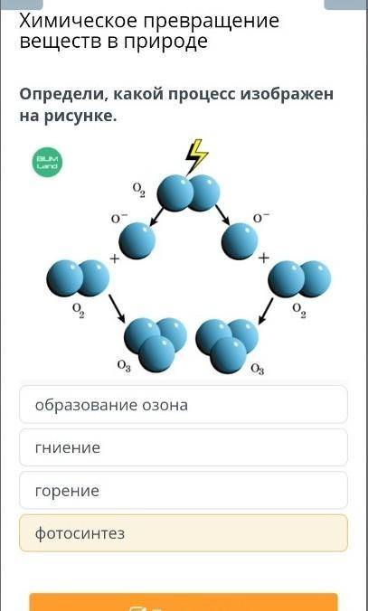 Определи, какой процесс изображенна рисунке.​