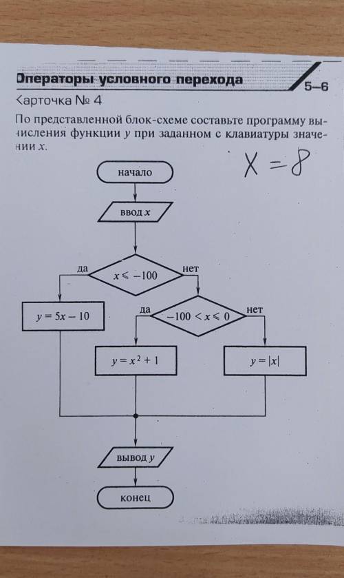 Информатика 9 класс Паскаль