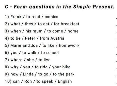 Present simpleSINPLE PRESENT 
