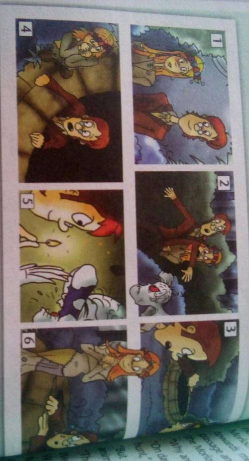 Use the pictures in Ex. 2 to write or give the class a summary of the story.