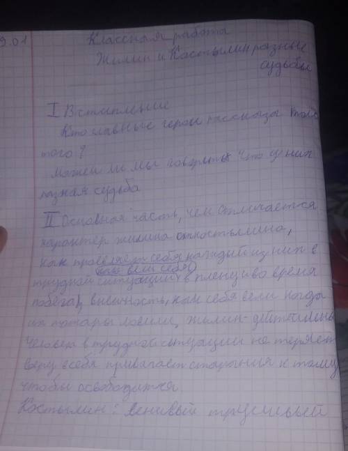 написать сочинение по этому плану
