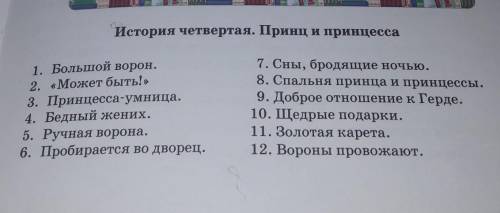 подумать о чём будет говорится в этих частях по названию 