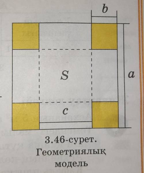 3.46 суретте берілген геометриялық модельдің көлемін есептеңдер Ұзындығы- a, қиып алынған қағаз бөлі