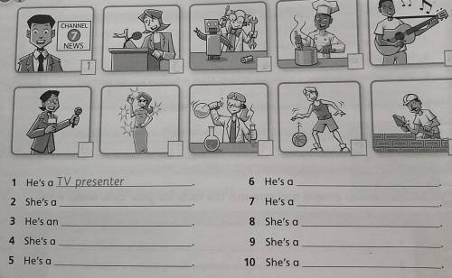 26 Listen and number. Write the names of the professions. с английскии 