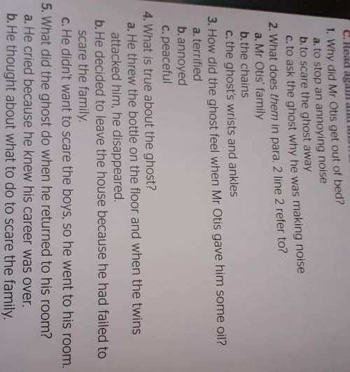 Read again and answer the questions 