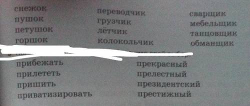 эти слова надо разобрать по составу 