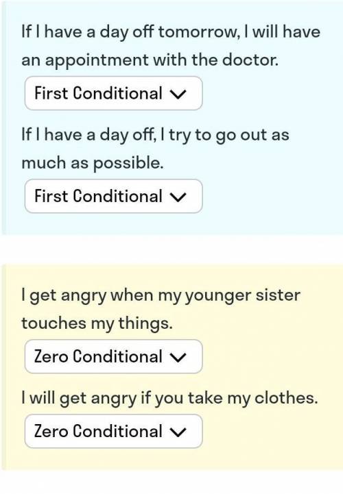 Zero/First ConditionalПравильно?