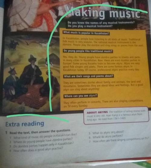 Read the text, then answer the questions.​