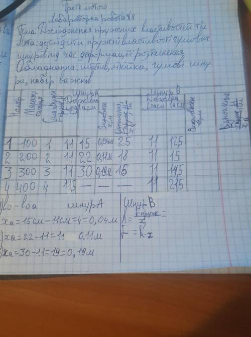 Нужно заполнитьтам, где шнур В. 