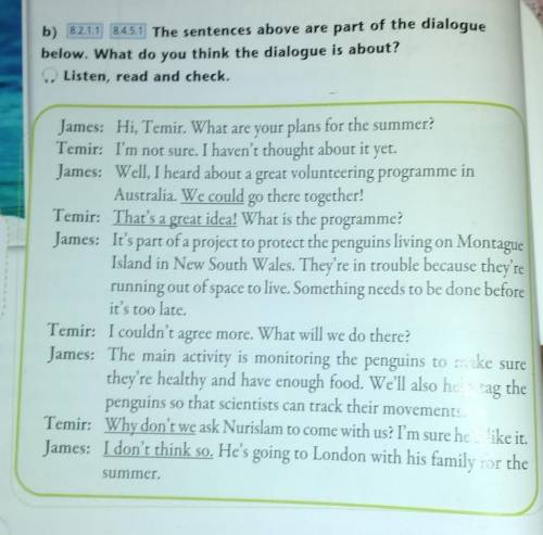 Replace the underlined phrases in the dialogue