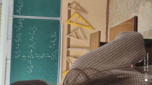 Нужно подобрать X к реакции. 1. S = X1 = CuS2. S = X2 = SO3 = K2SO4Или на фотке (6, 7, 8, 9)