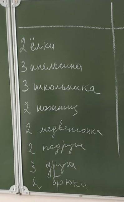 разделить на количественные и собирательные 