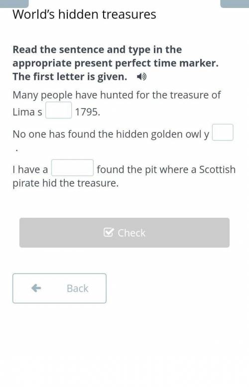 Many people have hunted for the treasure of Lima s 1795.No one has found the hidden golden owl y.I h